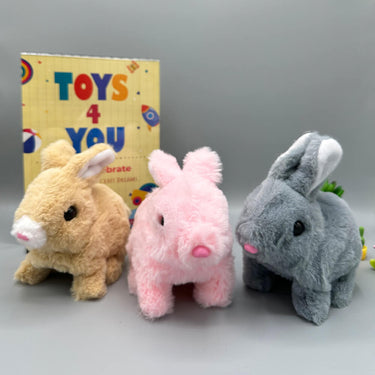 WALKING PLUSH RABBIT WITH MUSIC - PACK OF 1